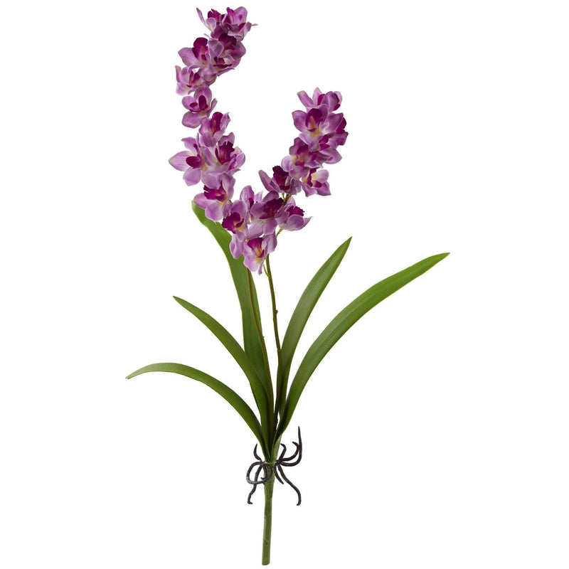 Fleur artificielle d'orchidée de 76cm