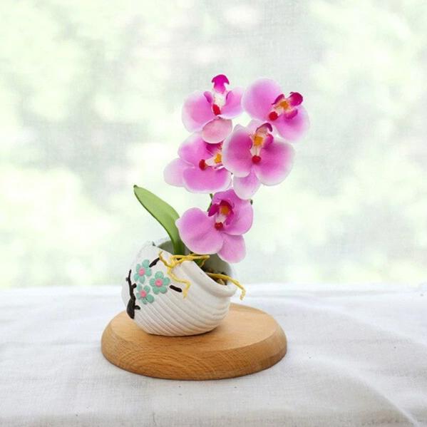 Mini orchidée artificielle