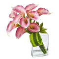 Lily Calla & Bouquet Arrangement Artificiel